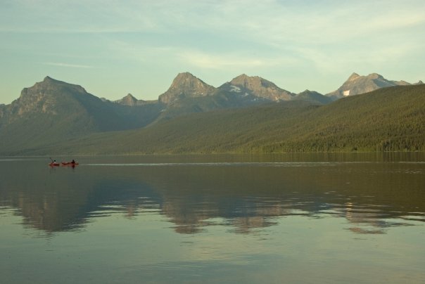 Photo of Kayakers in Lake McDonald
