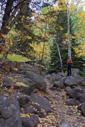 hiking in the fall