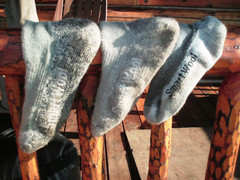 drying hiking socks