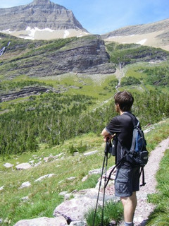 glacier national park hiking