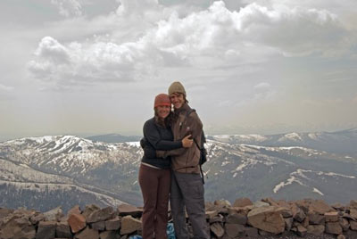 snuggling at the top of a pass in yellowstone national park