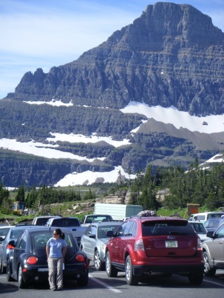 Going to the Sun Road - Logan Pass Parking Lot