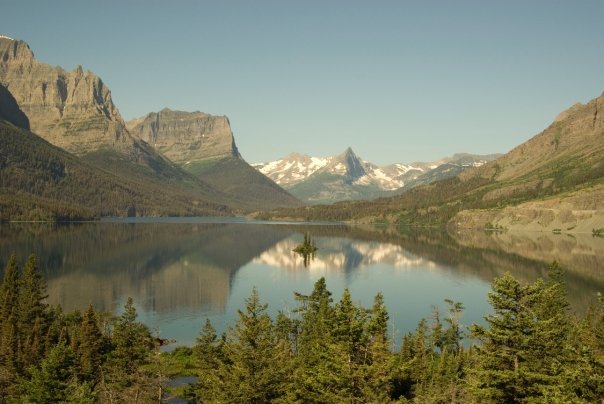 Wild Goose Island and St. Mary's Lake