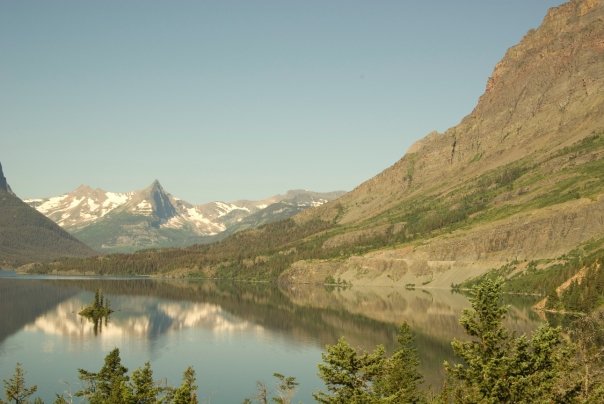 Wild Goose Island in Glacier National Park