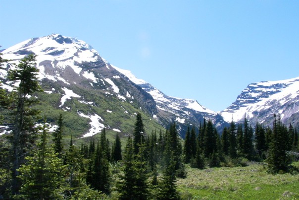 Gunsight Snow Mountain Photo