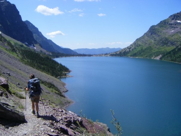 Gunsight Ellen Wilson Lake