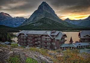 many glacier lodge