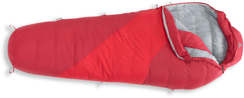 kelty dridown 16 sleeping bag in red