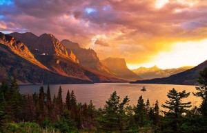 St. Mary Glacier Glacier National Park